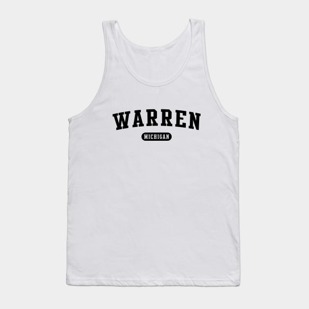 Warren, MI Tank Top by Novel_Designs